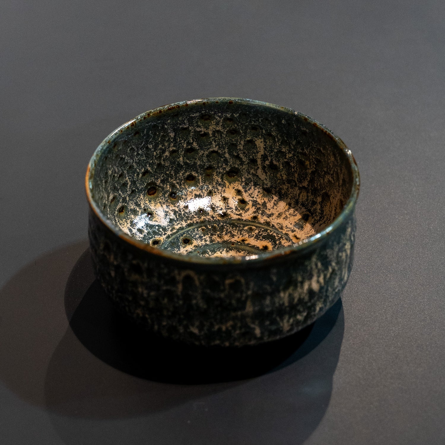 Hasami Rustic Yohen Matcha Tea Bowl with Wooden Gift Box