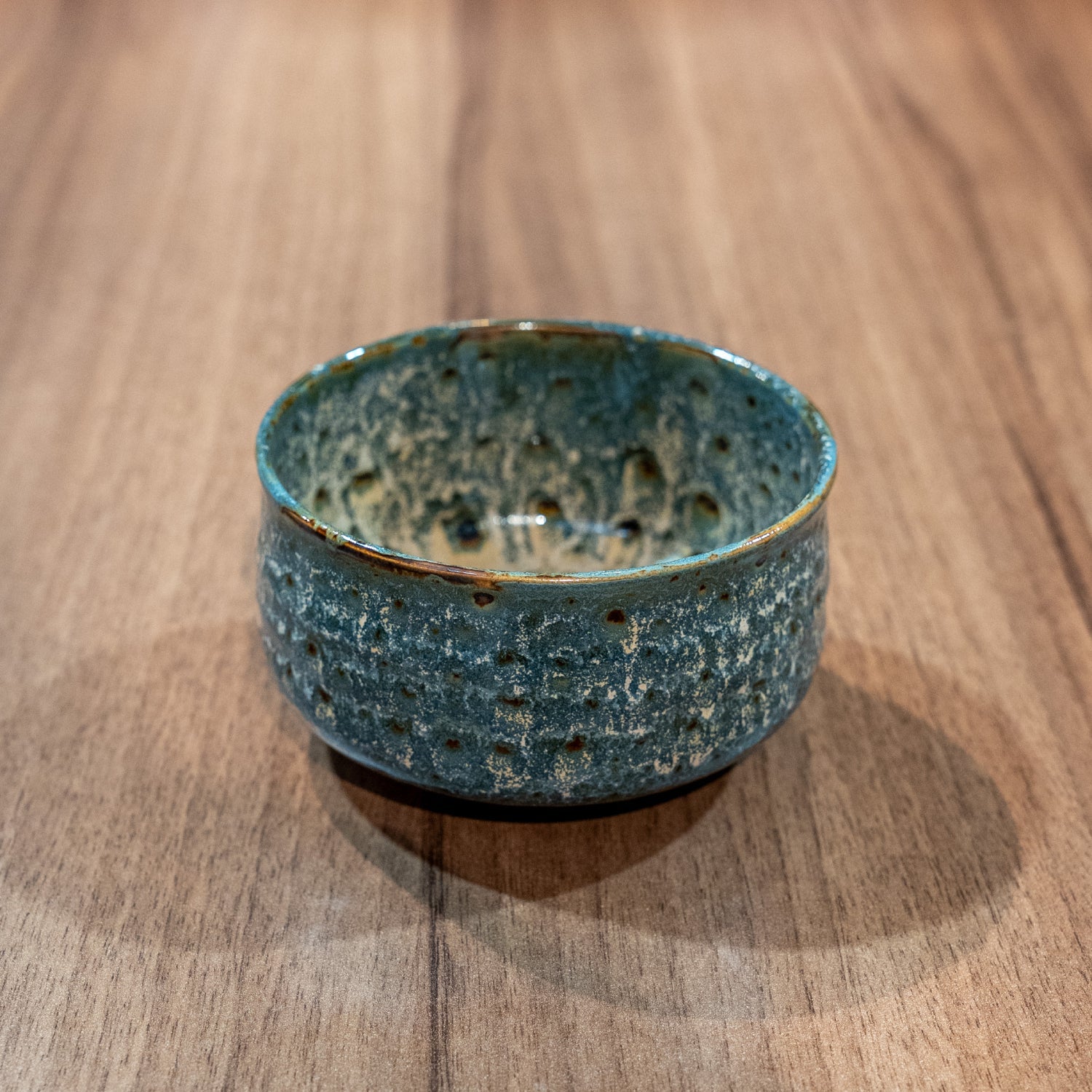 Hasami Rustic Yohen Matcha Tea Bowl with Wooden Gift Box