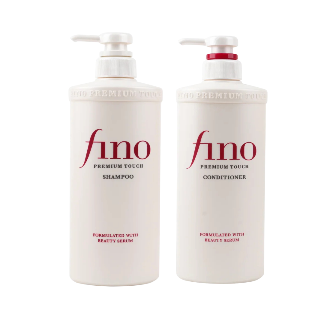 Fino Premium Touch Shampoo & Conditioner Set for Hydrated Shine