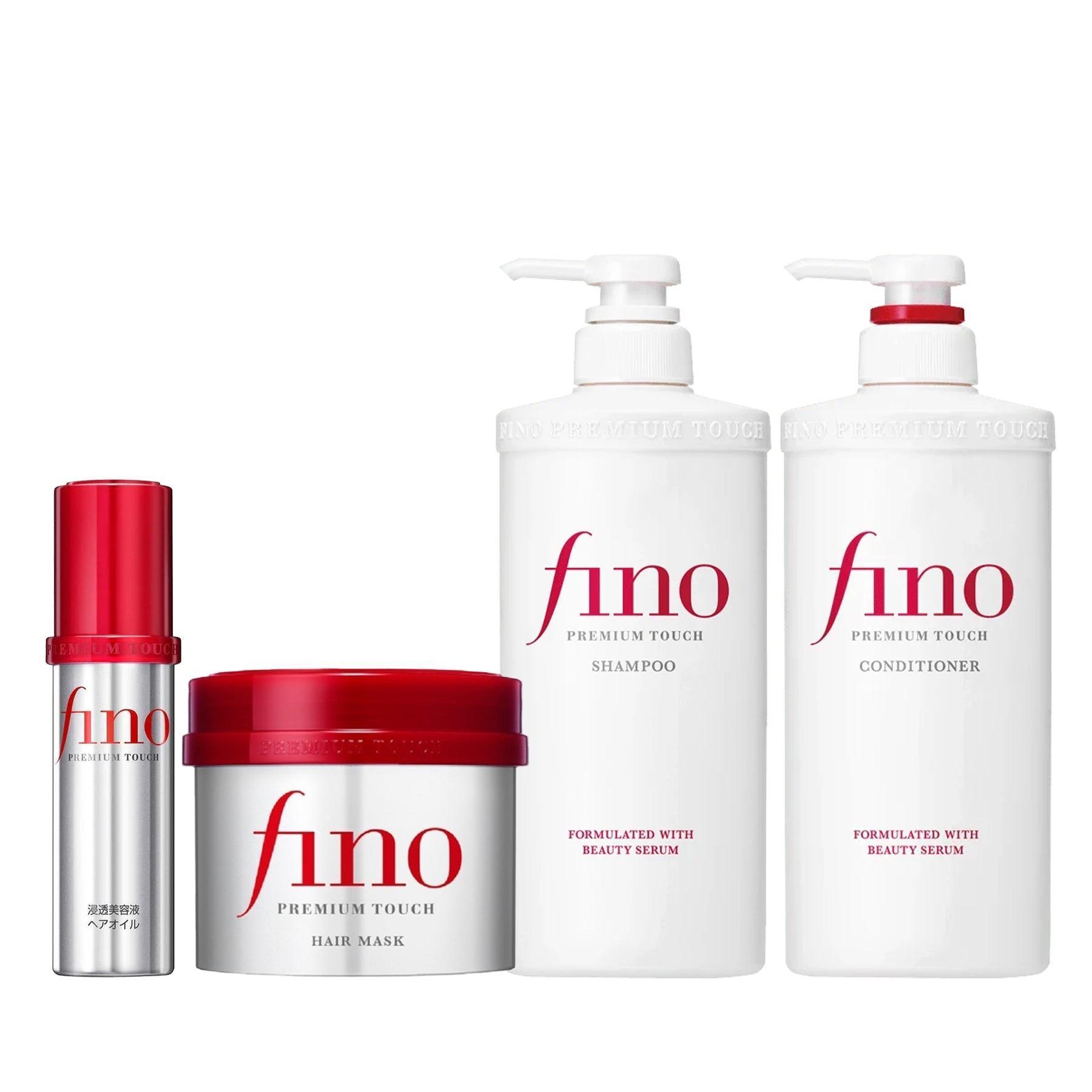 Fino Premium Touch Shampoo & Conditioner Set for Hydrated Shine