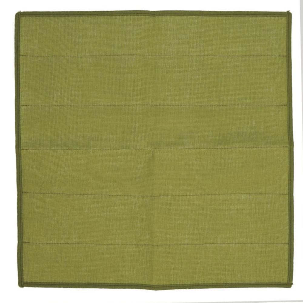 Five‑Layer Olive Green Muslin Dish Cloth – Soft Japanese Kitchen Towel