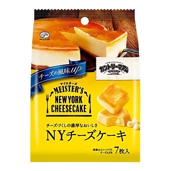 Fujiya Country MA'AM Rich NY Cheesecake Cookies – 7 Soft Packets