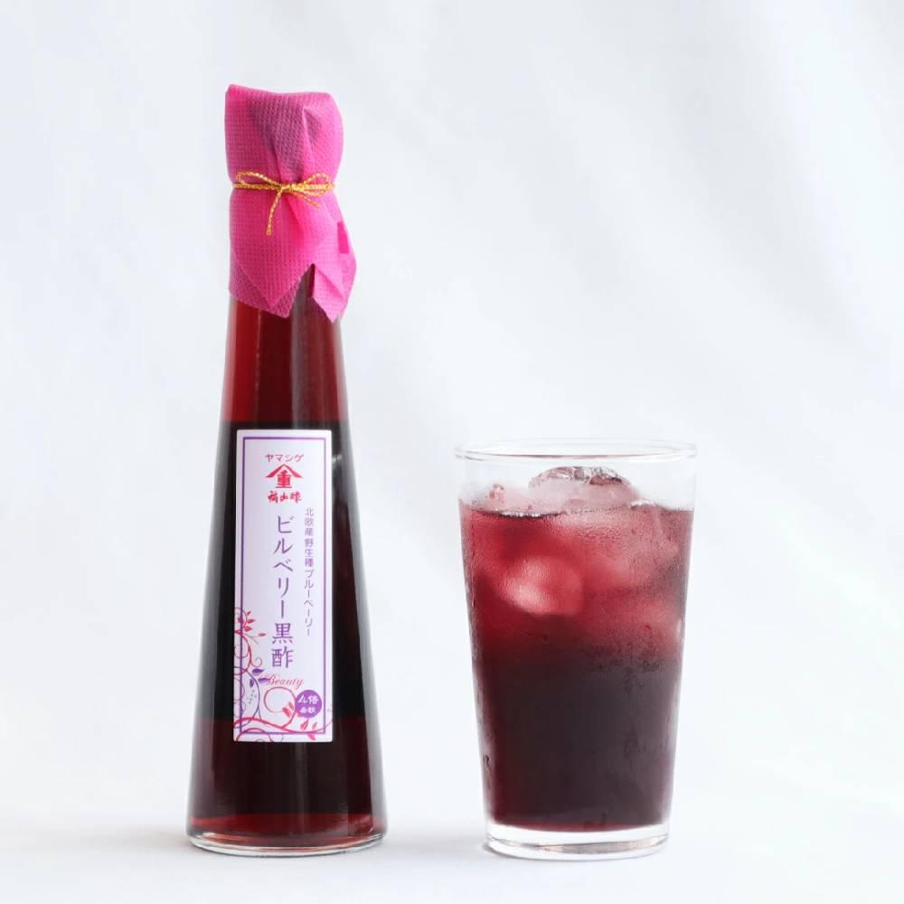 Fukuyamasu Bilberry Aged Black Rice Drinking Vinegar 200ml Antioxidant Drink