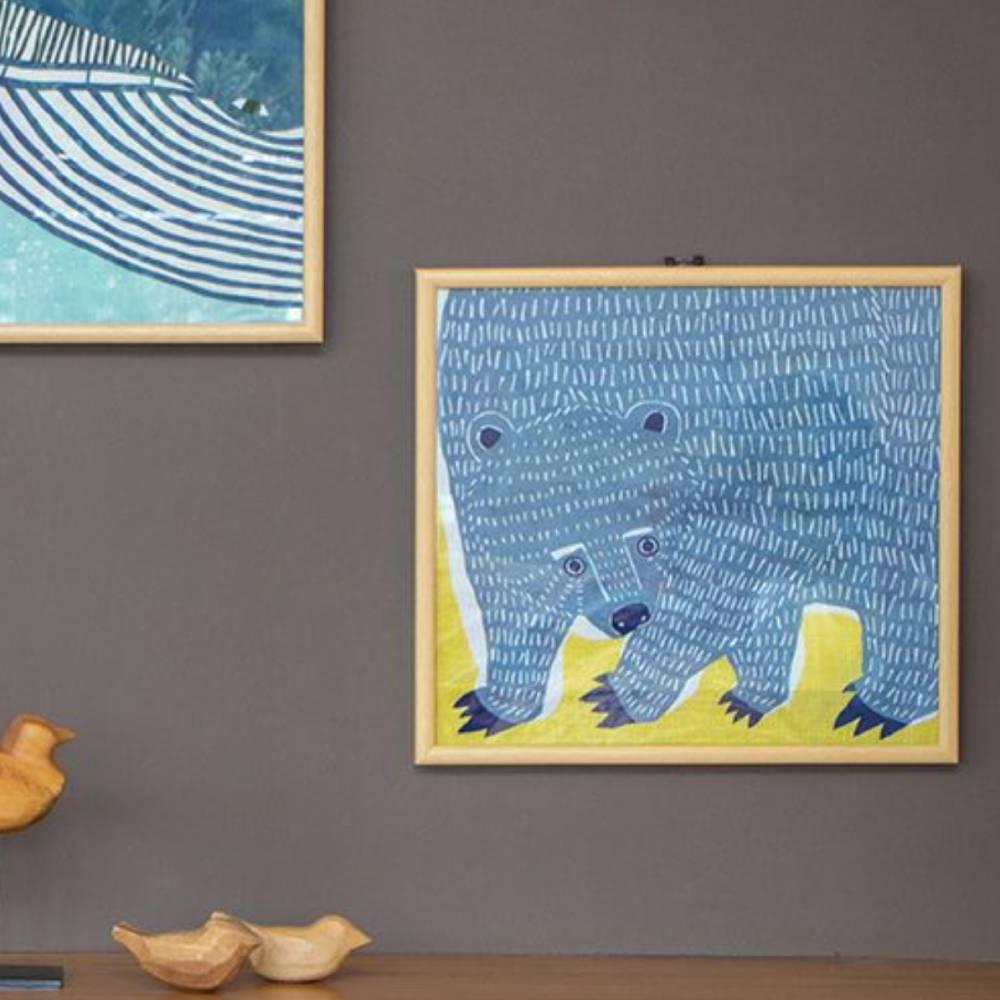 Colorful Bear Furoshiki Wrapping Cloth – 50cm Organic Cotton