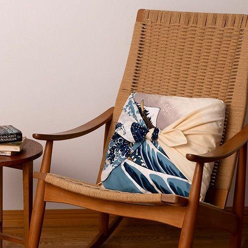 Furoshiki Great Wave Off Kanagawa 104x104cm Cotton Wrapping Cloth