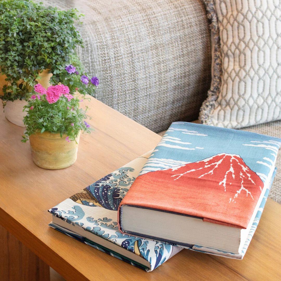 Organic Cotton Furoshiki Wrapping Cloth – Great Wave Design 48x48cm