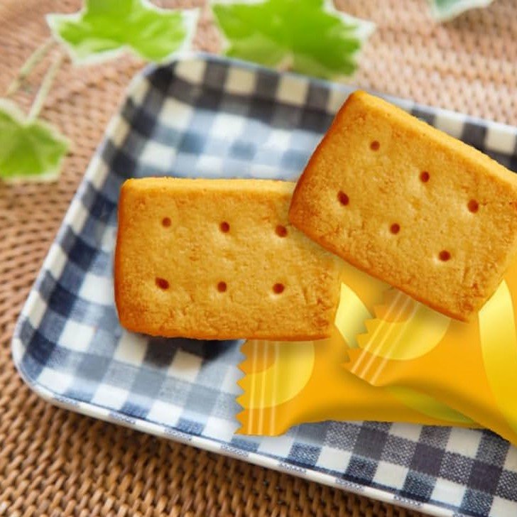 Glico Cultured Butter Macadamia Shortbread Cookies – 5 Packs of 11