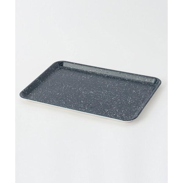 Handmade Stone-Style Kishu Lacquerware Tray Non‑Slip Navy Blue
