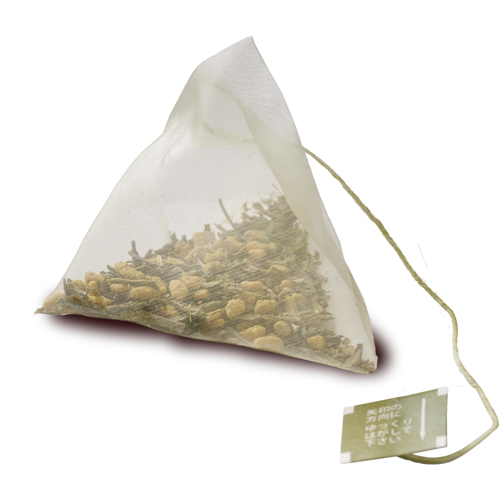 Harimaen Organic Genmaicha Tea With Uji Matcha 12 Tea Bags