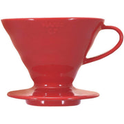 Hario V60 Red Ceramic Coffee Dripper for 1-4 Cups