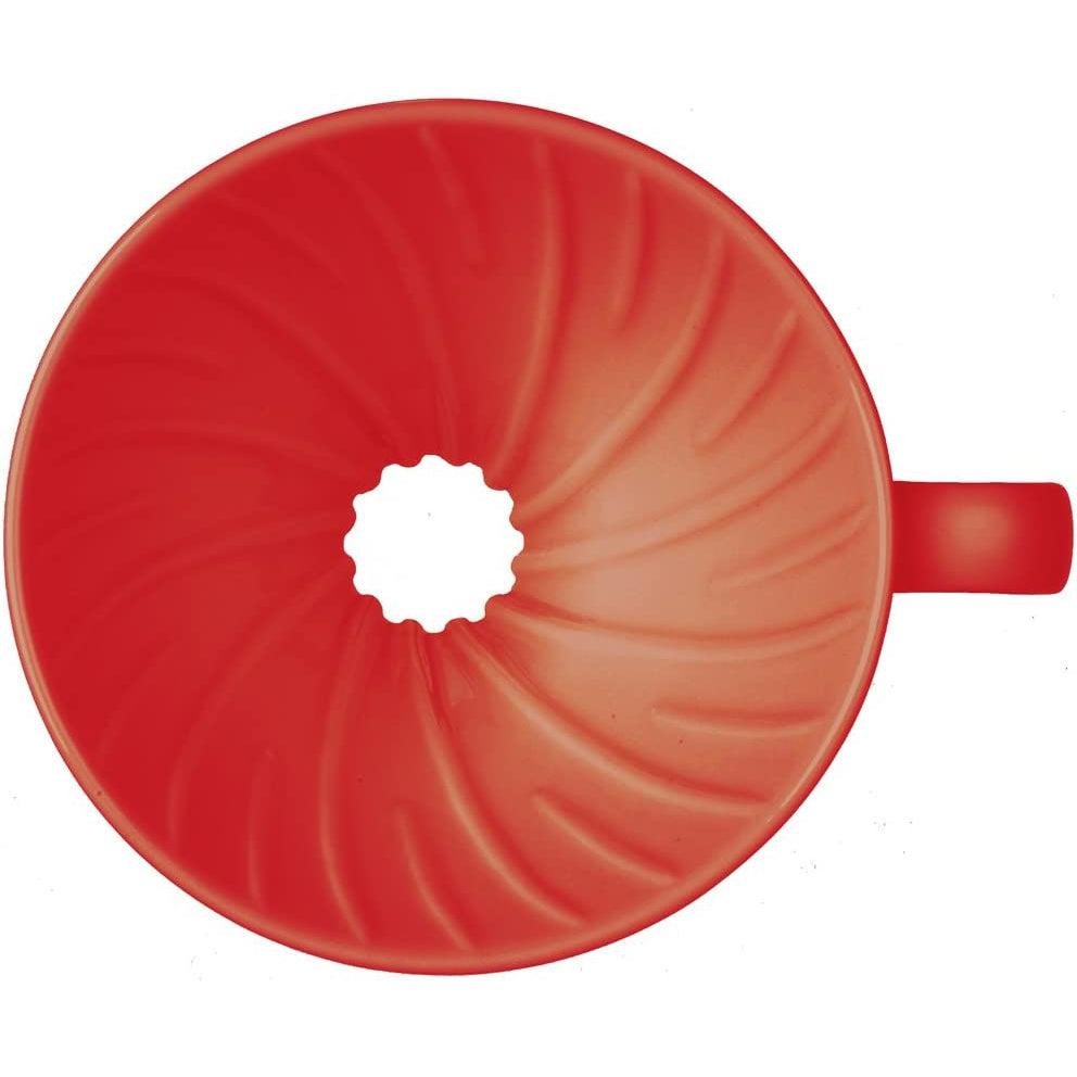 Hario V60 Red Ceramic Coffee Dripper for 1-4 Cups