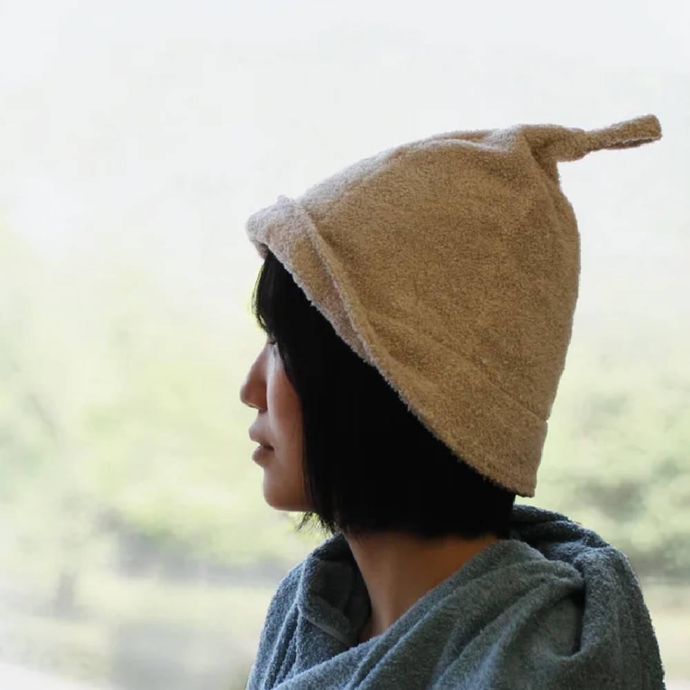 Hartwell Durable Sauna Hat with Waterproof Case Soft Cotton‑Rayon Blend
