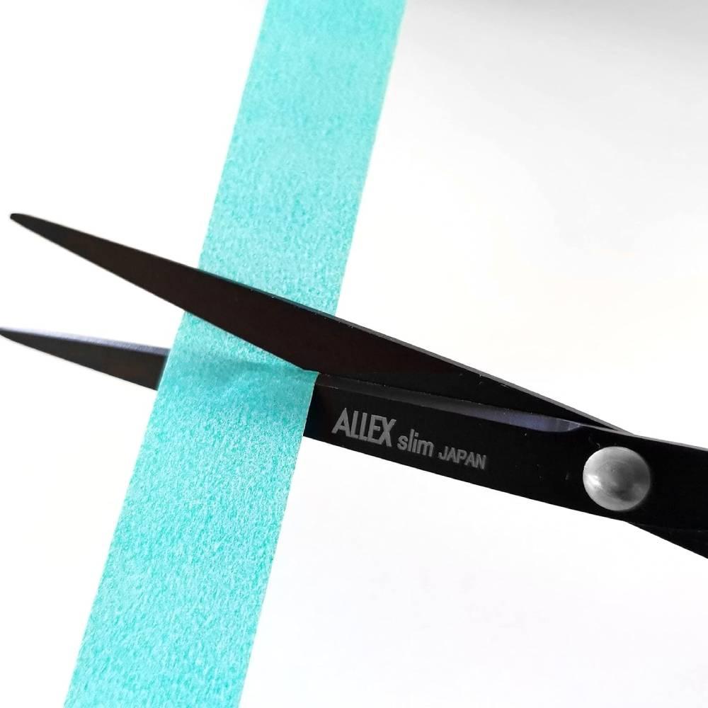 Hayashi Allex Fluorite Coated Red Scissors Compact Precision Cutting Tool