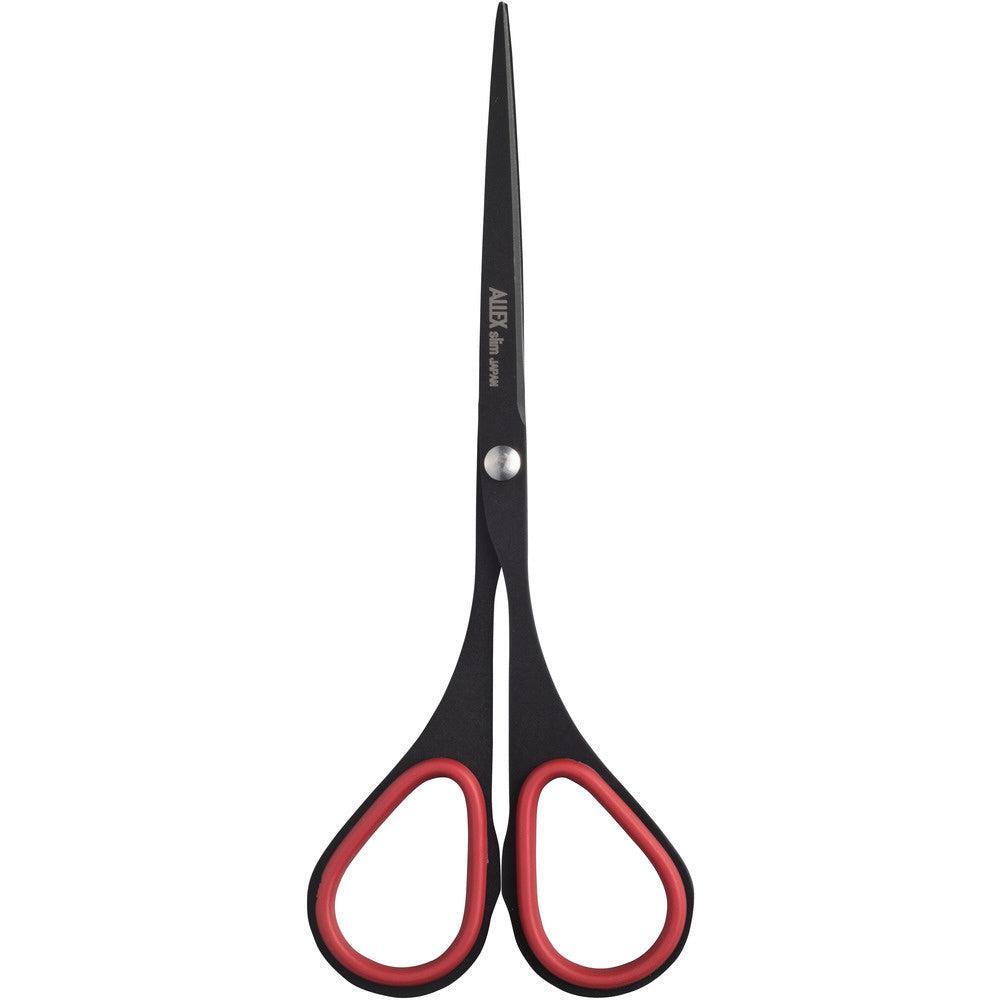 Hayashi Allex Fluorite Coated Red Scissors Compact Precision Cutting Tool