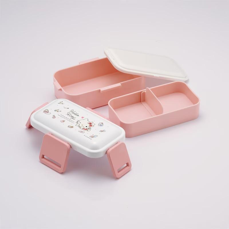 Hello Kitty Pink Dome 2‑Tier Bento Lunch Box 600ml