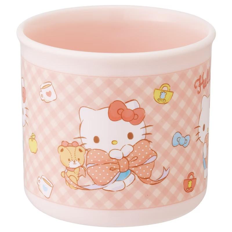 Hello Kitty Shatter‑Resistant 200ml Plastic Kids Mug – Baby Pink