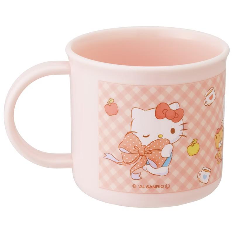 Hello Kitty Shatter‑Resistant 200ml Plastic Kids Mug – Baby Pink