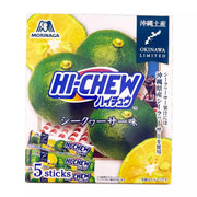 Hi-Chew Okinawa Shikuwasa Lime Chewy Candy 5 Sticks