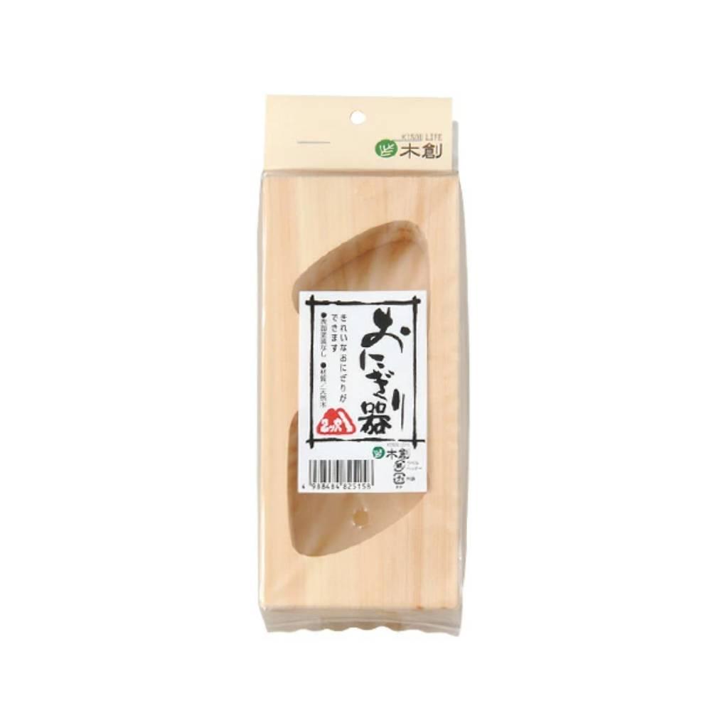 Handcrafted Hinoki Cypress Onigiri Mold 17cm Wooden Rice Ball Shaper