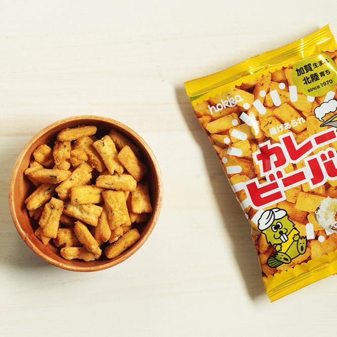 Hokka Beaver Crunchy Japanese Curry Rice Crackers – 3 Pack