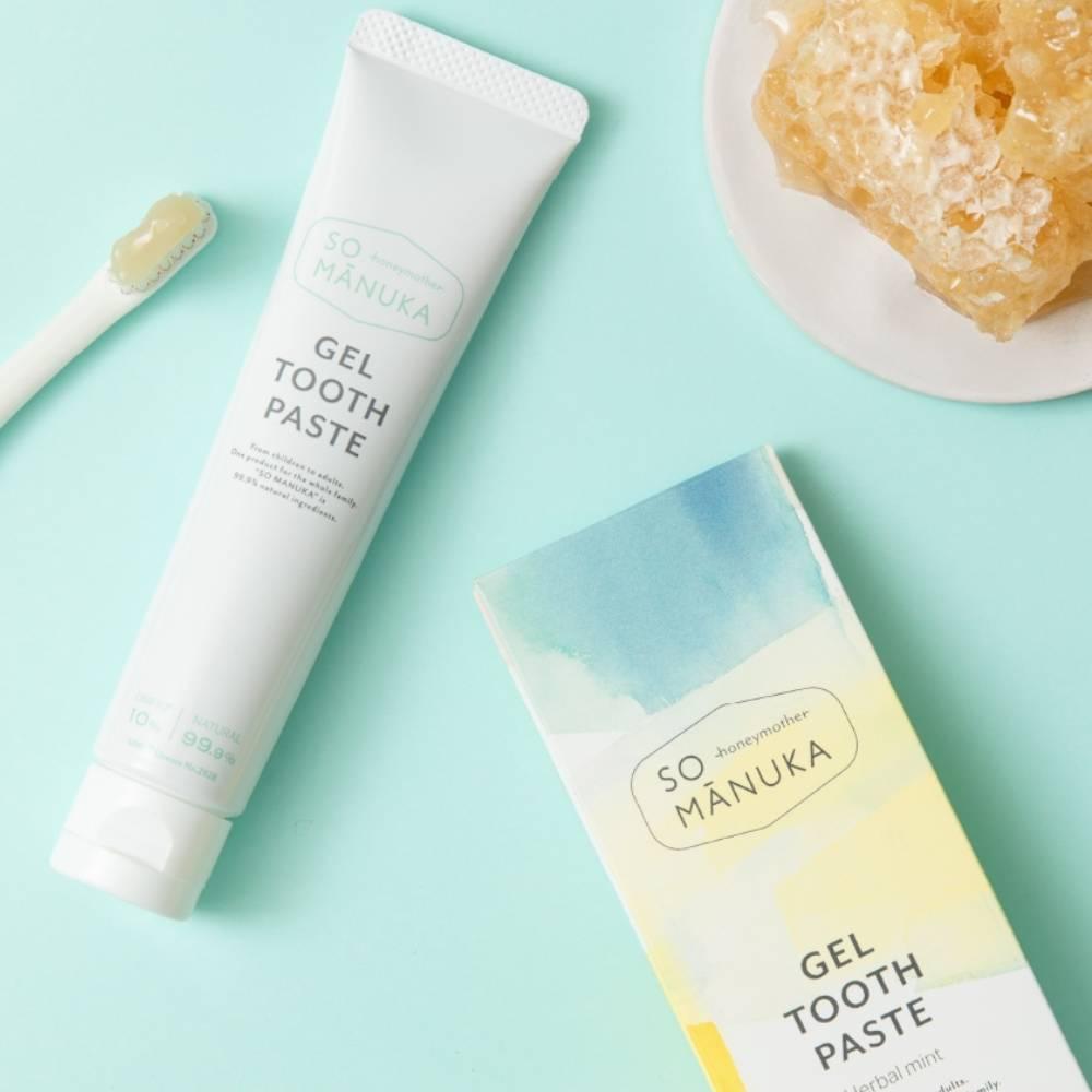 Honey Mother Natural Manuka Honey Gel Toothpaste 45g Non-Toxic