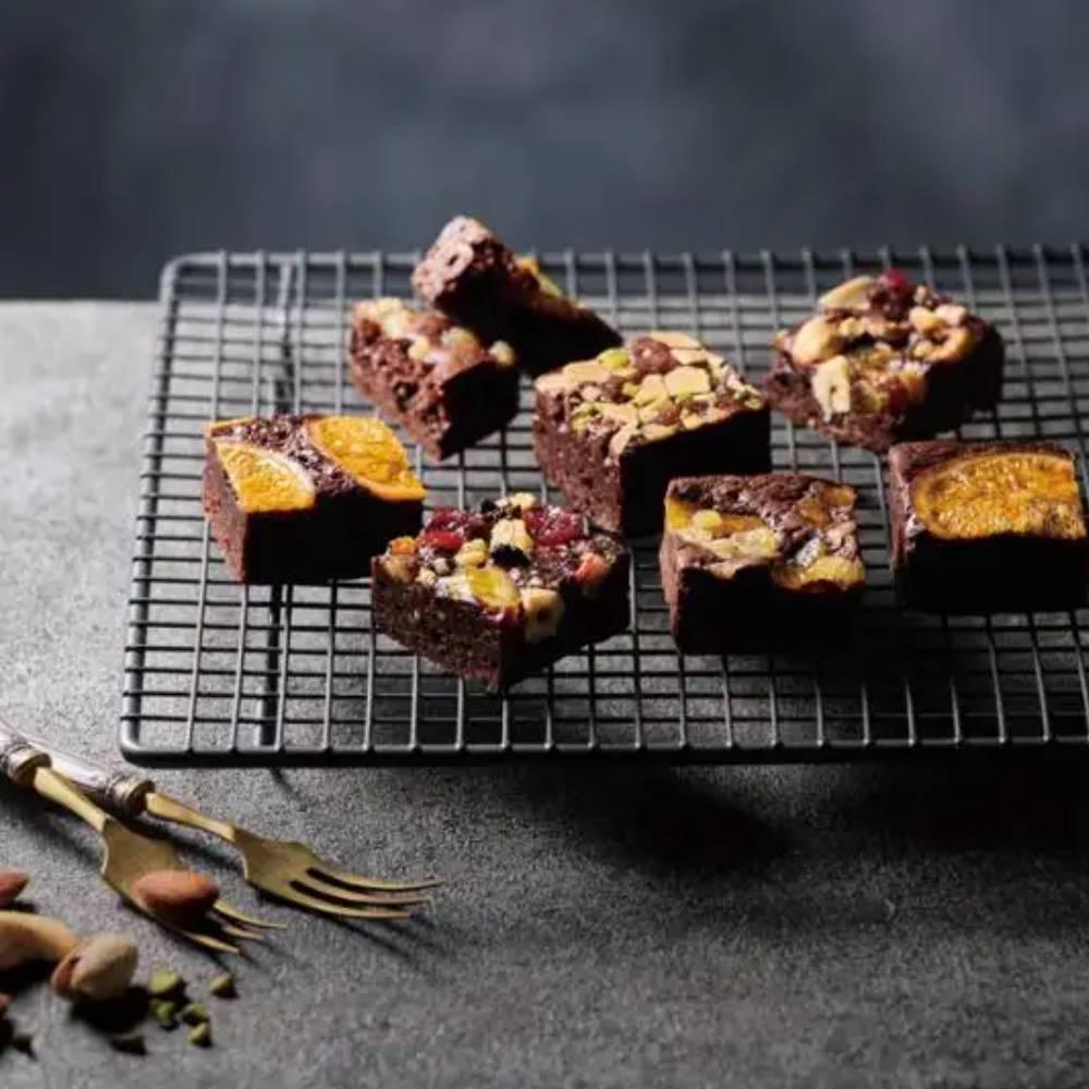 Handmade Japanese Fruit & Nut Brownies – 6 Premium Pieces