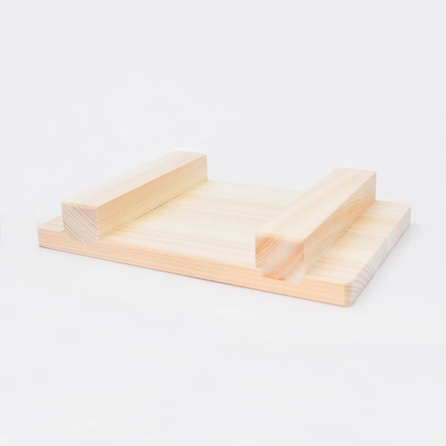Ichihara Handcrafted Spruce Wood Sushi Serving Tray 21cm