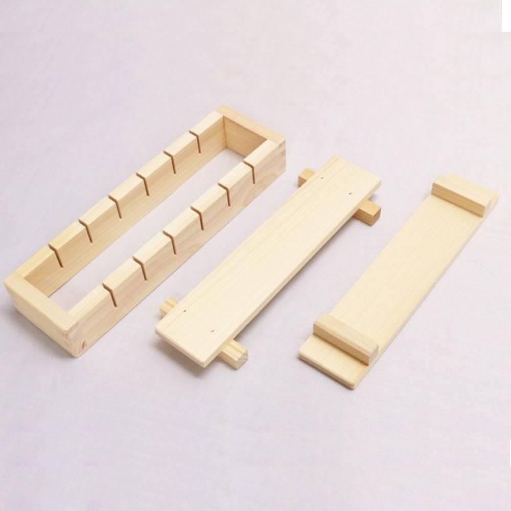 Ichihara Japanese Cypress Wooden Sushi Press – 27.5cm Oshizushi Mold