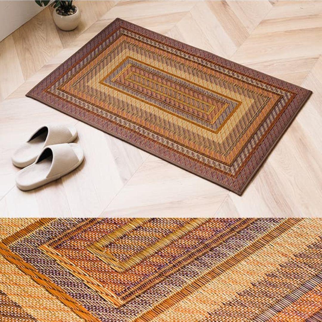 Ikehiko Eco-Friendly Natural Igusa Rush Grass Door Mat