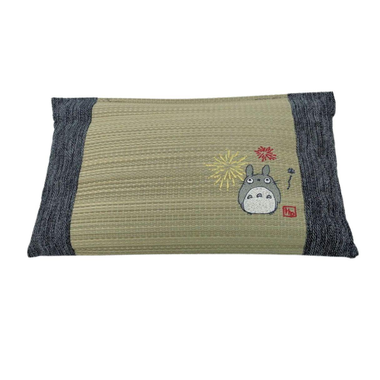 Ikehiko Igusa Tatami Mini Flat Pillow Totoro Design 20x30cm Breathable