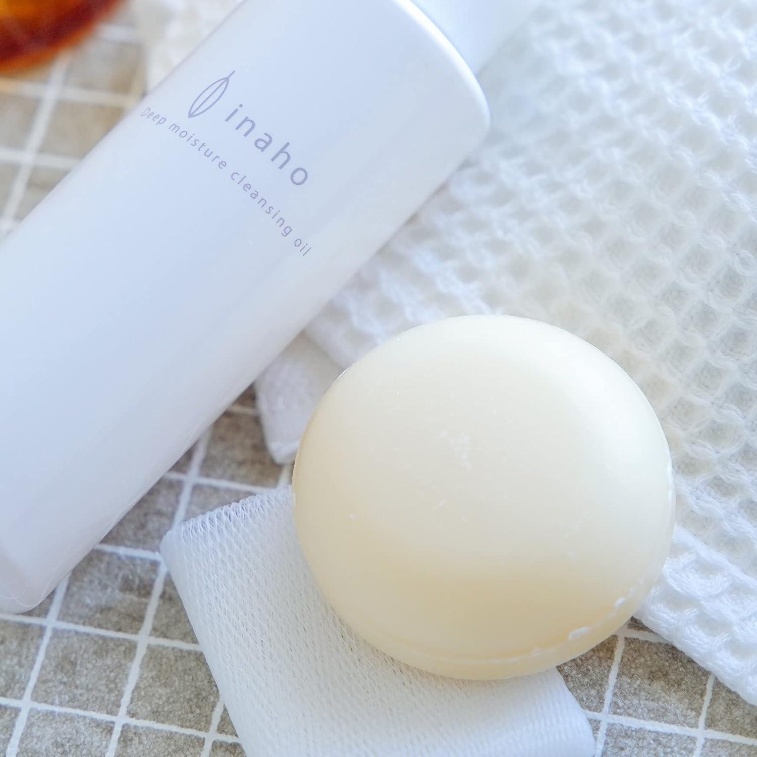 Inaho Gentle Rice Bran Foaming Facial Cleanser Bar 60g