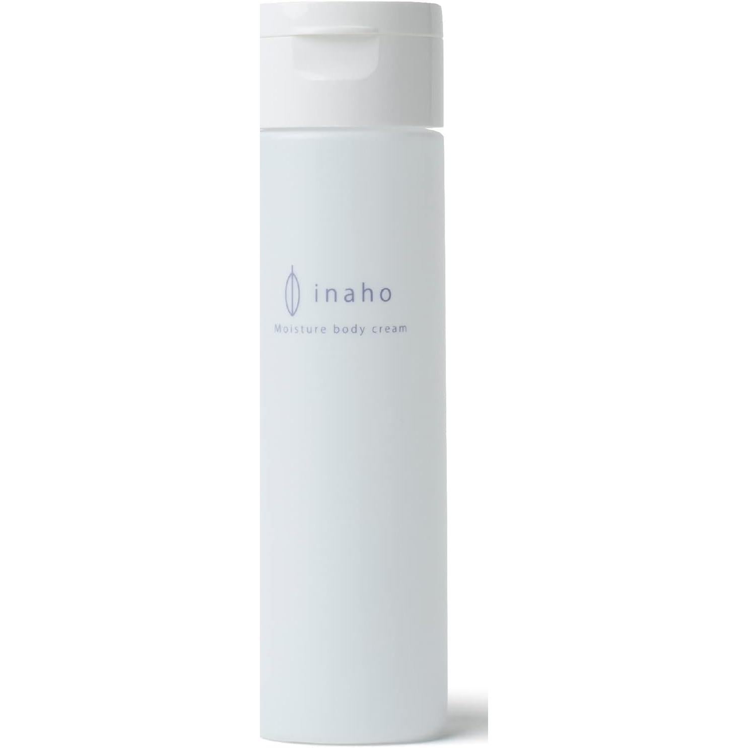 Inaho Ultra-Moisturizing Rice Bran Body Cream 200g jar showing Japanese branding and rice-derived ingredients
