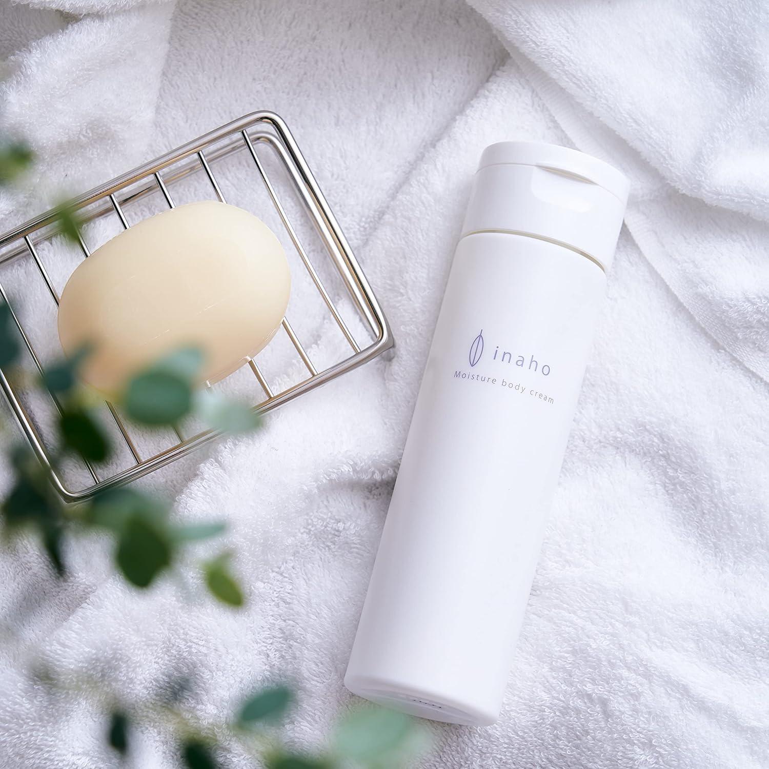Inaho Ultra‑Moisturizing Rice Bran Body Cream 200g for Smooth Skin