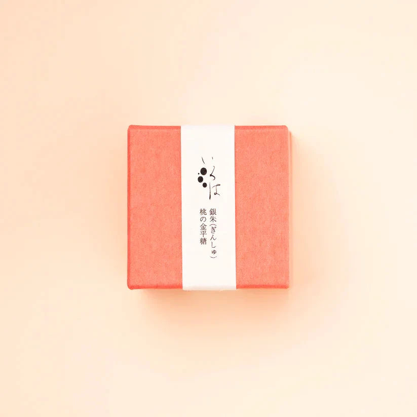 Irohaya Peach Konpeito Traditional Japanese Sugar Candy 40g