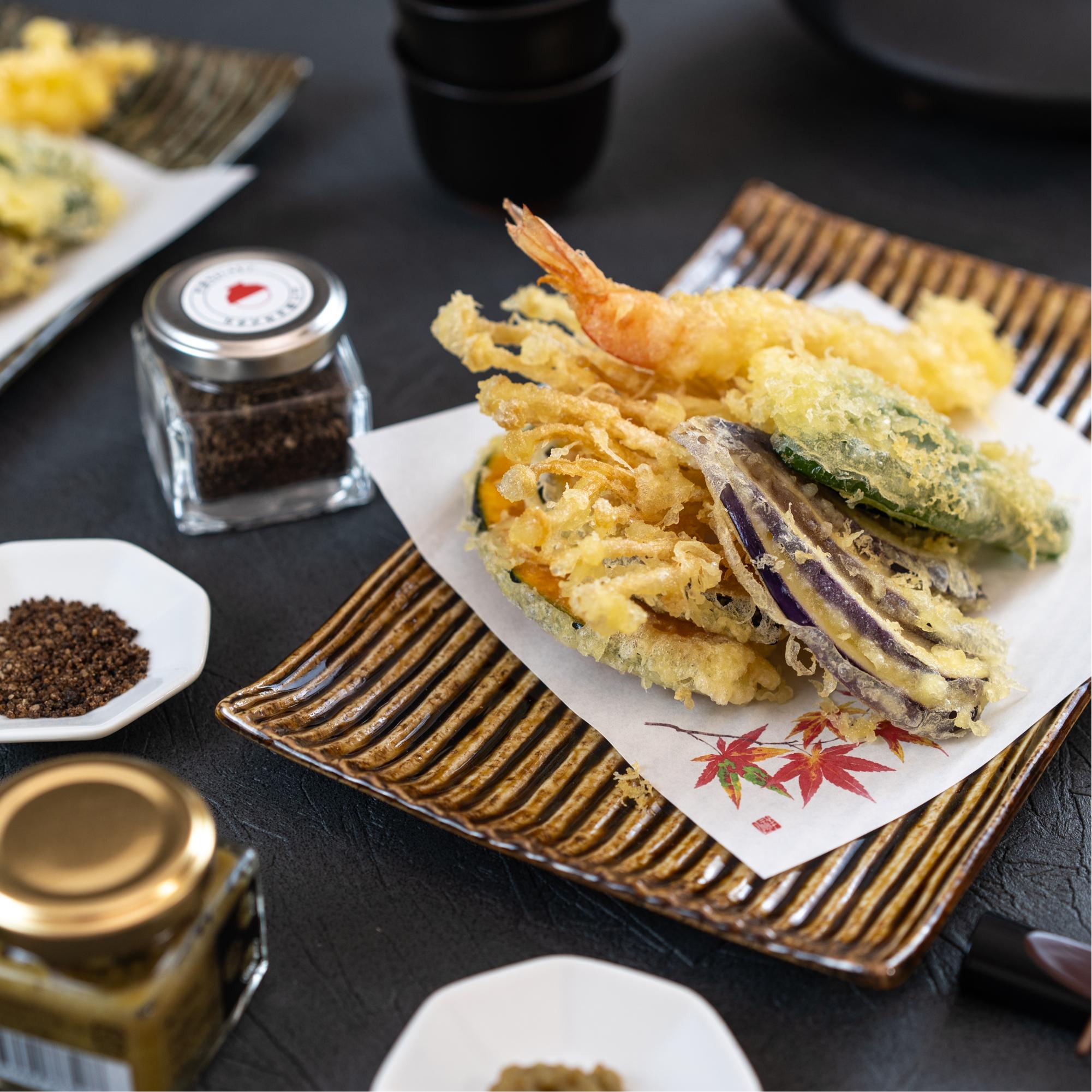 J Taste Authentic Japanese Tempura Kit with 7 Premium Ingredients