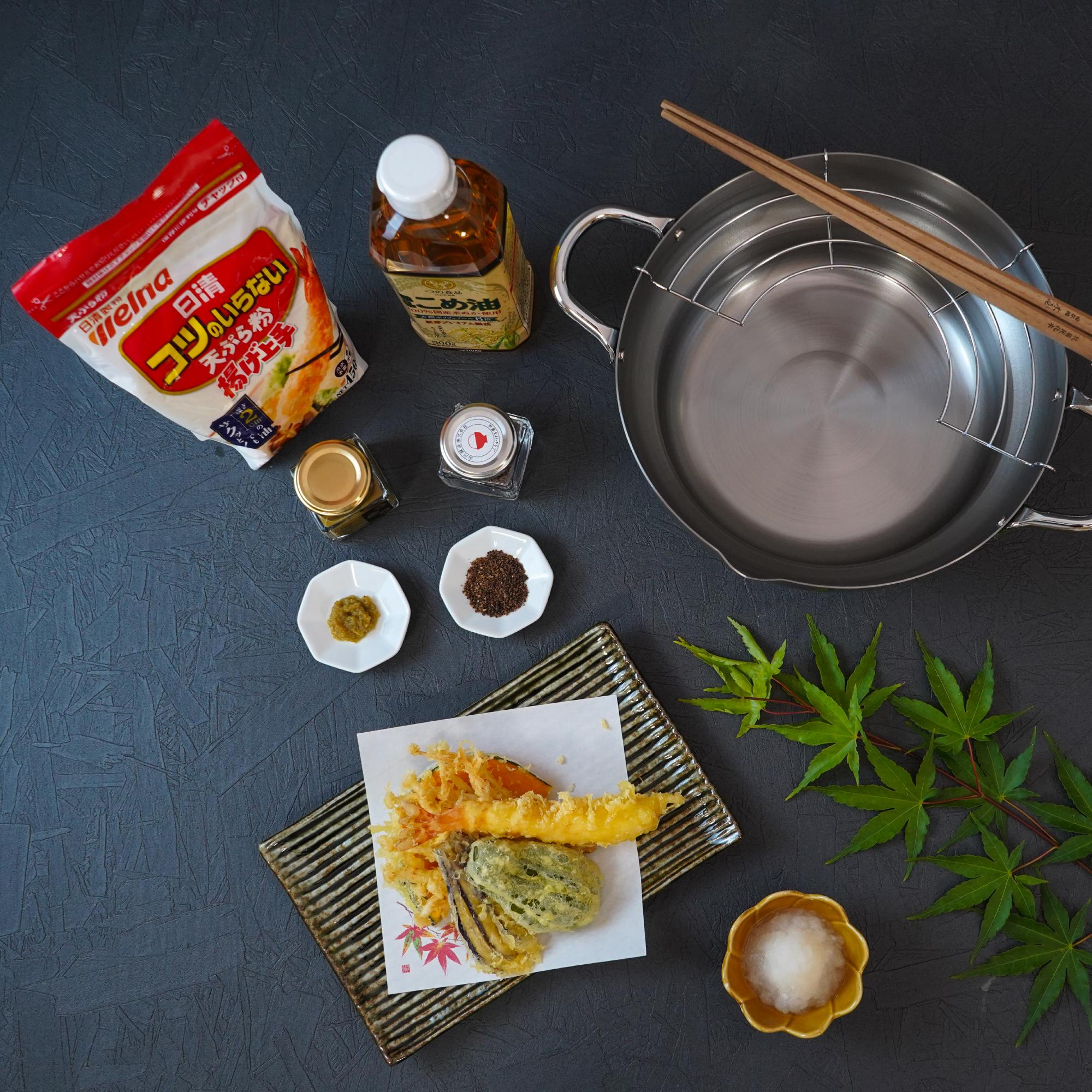 J Taste Authentic Japanese Tempura Kit with 7 Premium Ingredients
