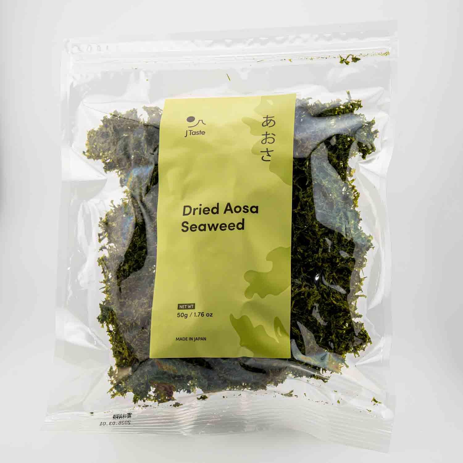 Premium Japanese Aosa Sea Lettuce Dried 50g Kagoshima Harvest