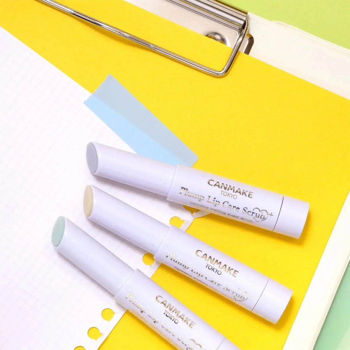 CANMAKE Plump Lip Care Scrub usage detail