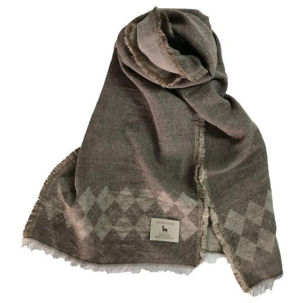 Jogan Ultra-Soft Baby Alpaca Wool Double-Layer Winter Scarf