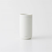 marna 360 Tumbler, 360 Tumbler 380 mL in Calm White or Clay Beige, Vacuum Double-Wall Stainless Steel That Keeps Drinks Hot or Cold, Hand Wash, Made in China, 7.8 x 7.8 x 15 cm and 225 g, Calm White or Clay Beige