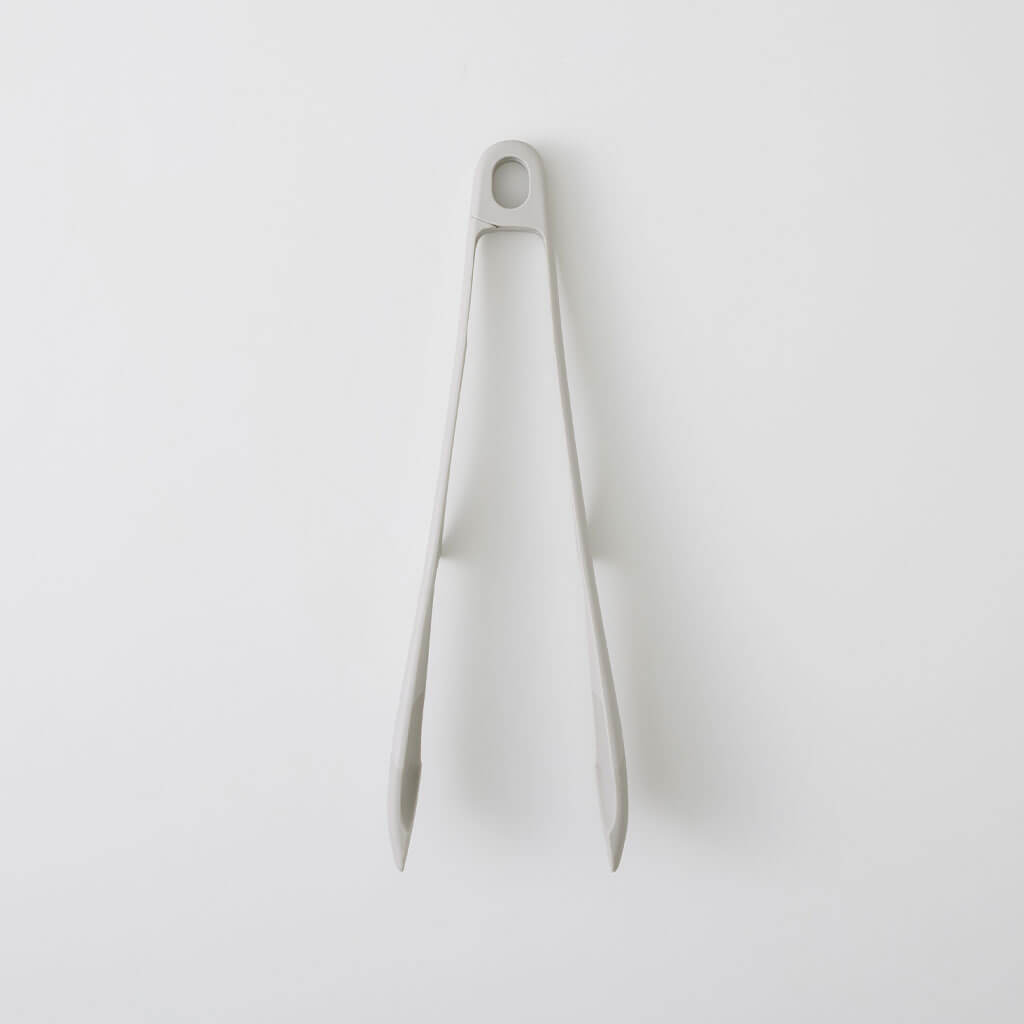 marna Easy-Grip Tongs, Easy-Grip Tongs in Dark Grey or Grey, Tips Meet Exactly and Hold Noodles Without Tearing, Silicone Tips Are Gentle on Pans, Come Apart to Wash, 230 Degrees C, Made in China, 8.8 x 3.5 x 28.3 cm and 65 g, Dark Grey or Grey