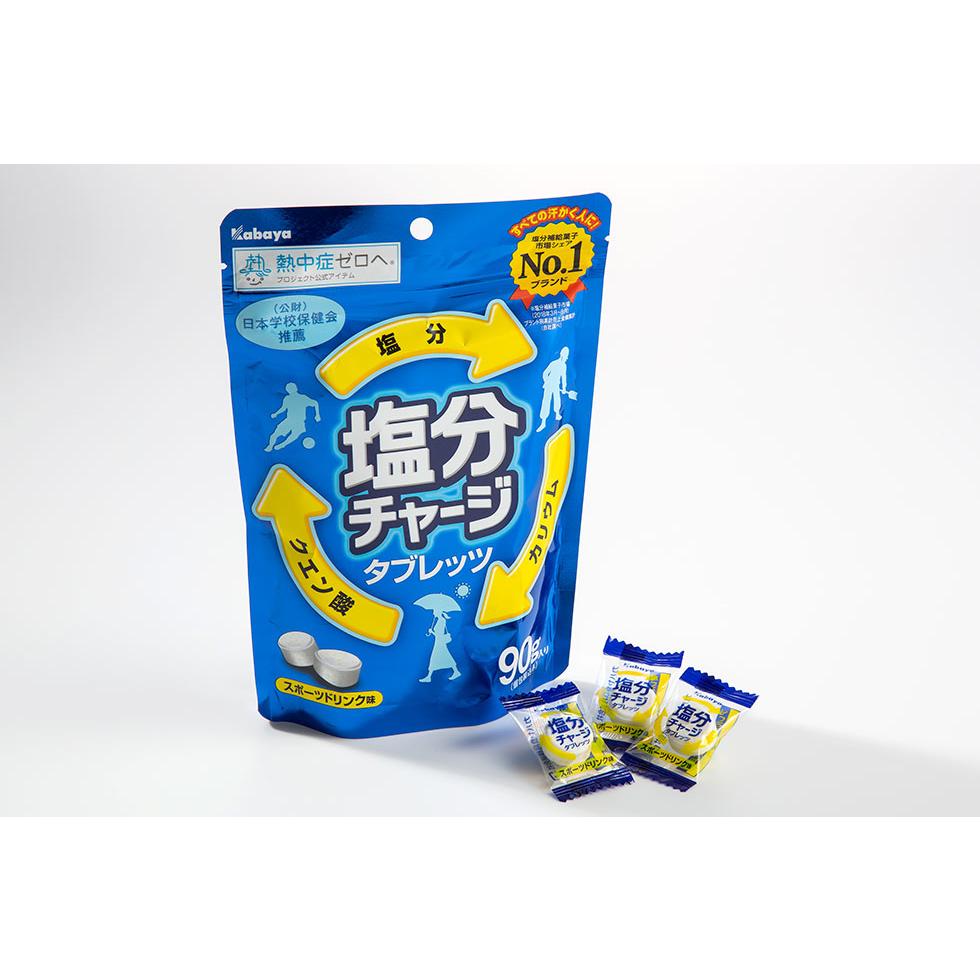 Kabaya Salt Charge Hydrating Tablets Sports Drink Flavor 81g