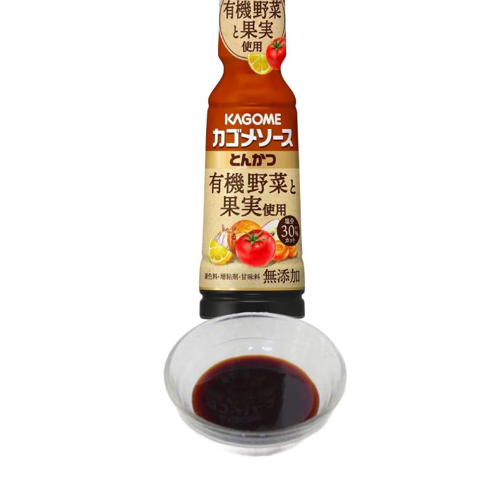 Kagome Low Sodium Organic Tonkatsu Sauce – 175ml Premium Japanese Condiment