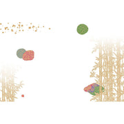 Kamiiso Bamboo Forest Washi Paper Table Placemats – 100 Sheet Set