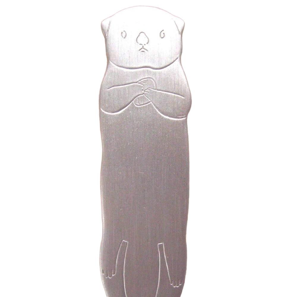 Katariki Pink Gold Sea Otter Aluminum Ice Cream Spoon – 11.6cm