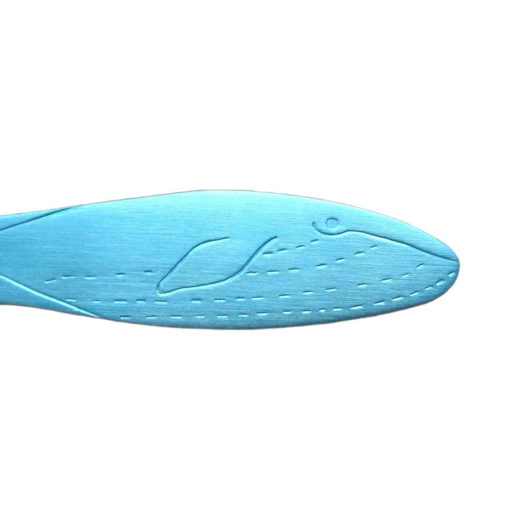 Katariki Marine Blue Whale-Shaped Aluminum Ice Cream Spoon 11.6cm