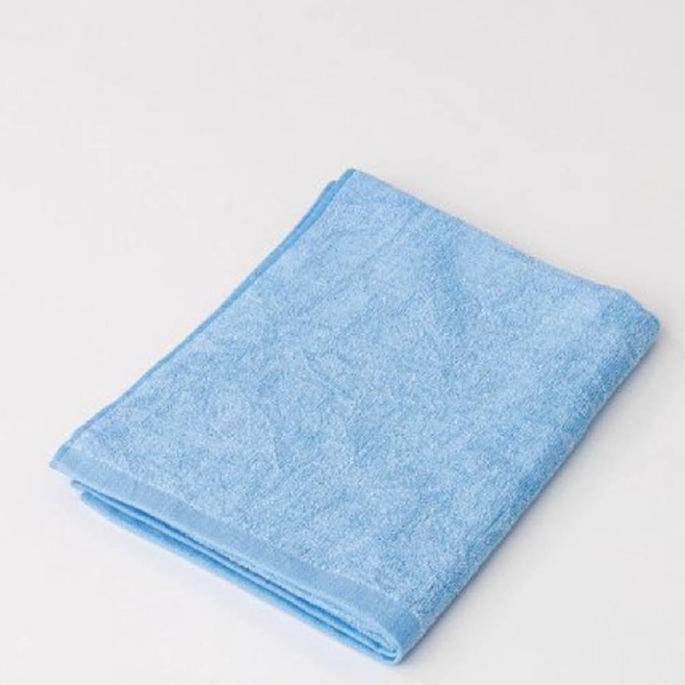 Kawac Quick-Dry Soft Face Towel in Blue, 34x80cm, showcasing its plush microfiber texture