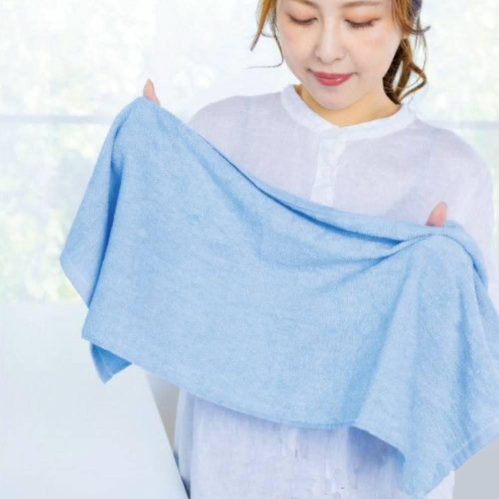 Kawac Quick‑Dry Soft Face Towel – Ultra‑Absorbent Blue 34×80 cm