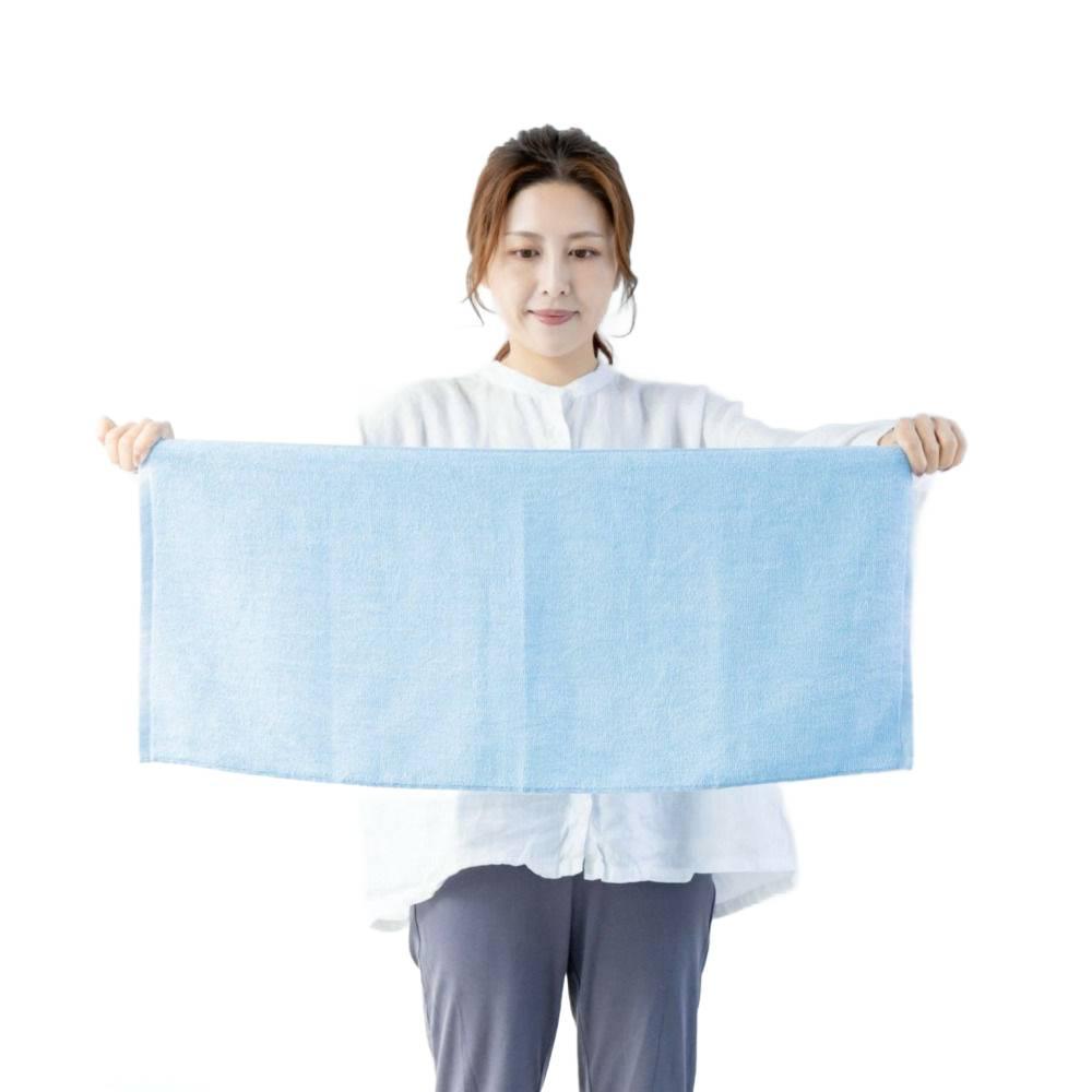 Kawac Quick‑Dry Soft Face Towel – Ultra‑Absorbent Blue 34×80 cm