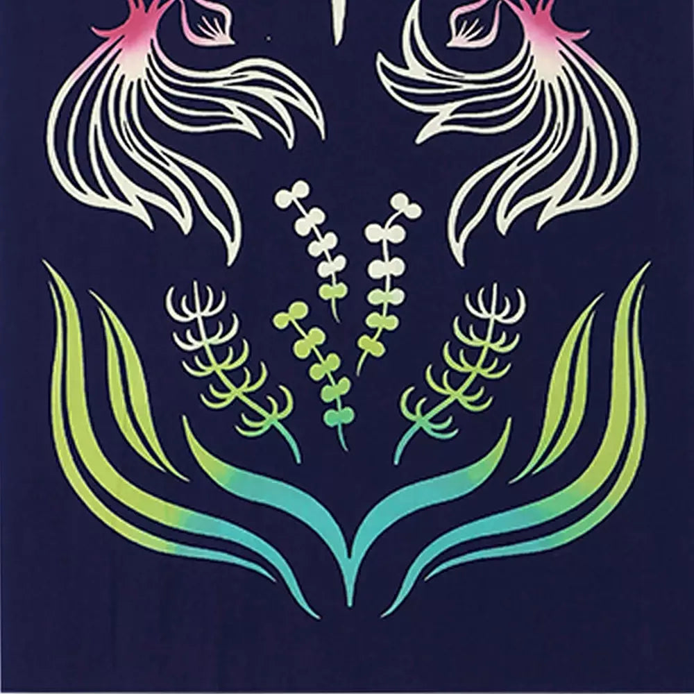 Kenema Hand‑Dyed Goldfish Tenugui Japanese Cotton Towel 35×90 cm